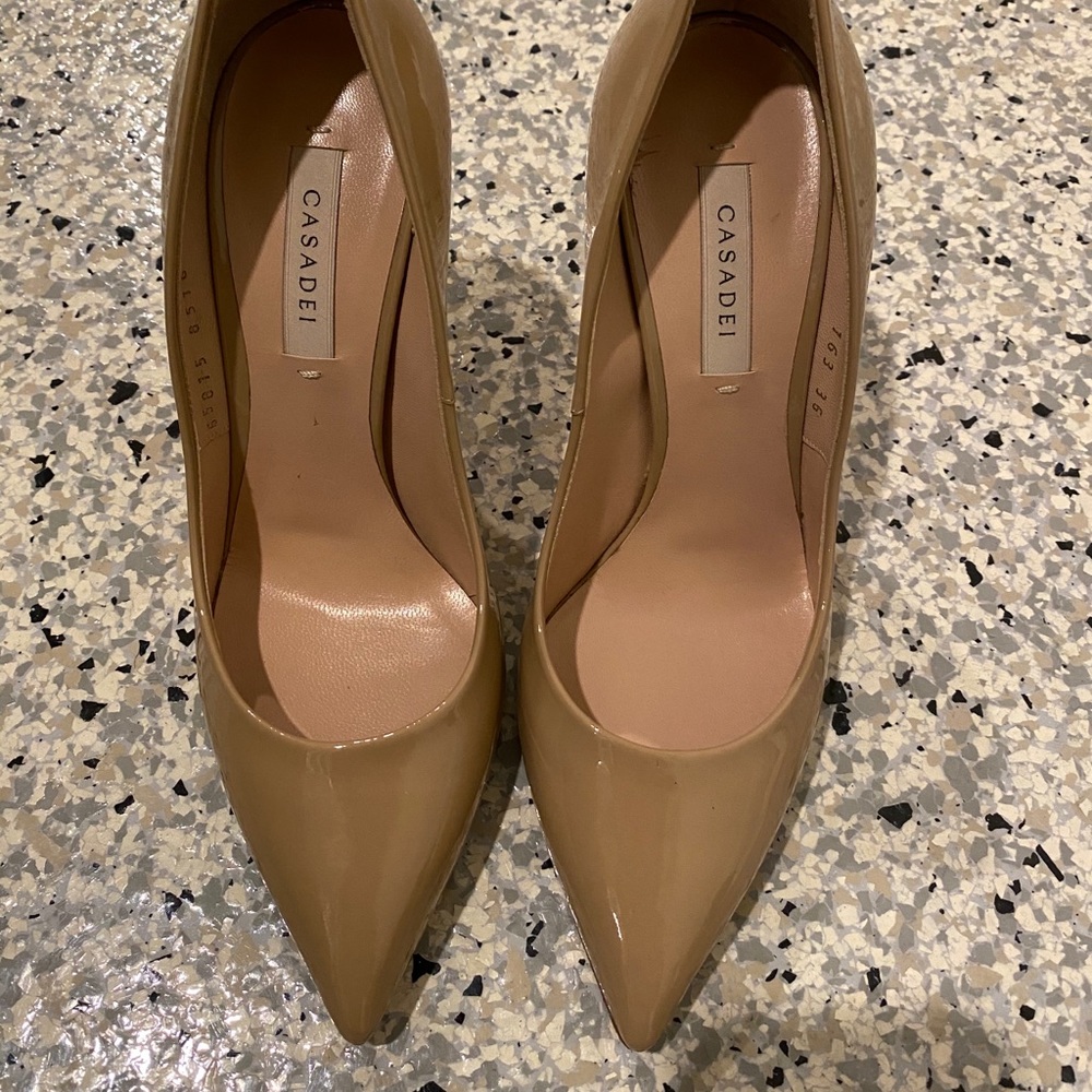 Casadei Blade Pumps Nude Size 6